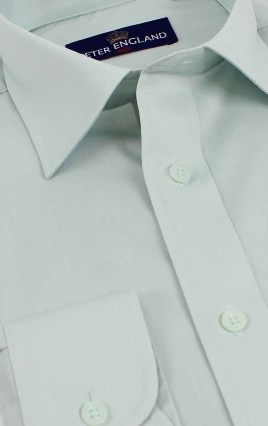 Peter England Men's Plain Sage Shirt