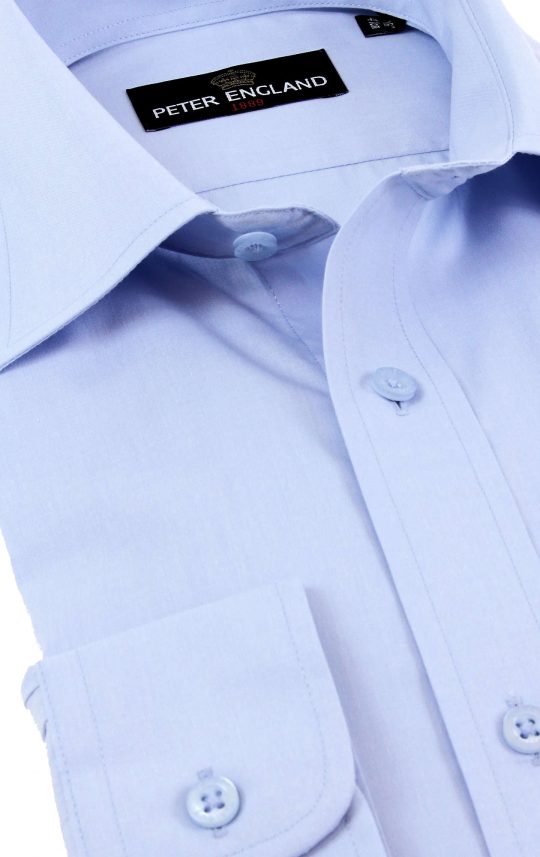 Peter England Mens Extra Long Plain Shirt
