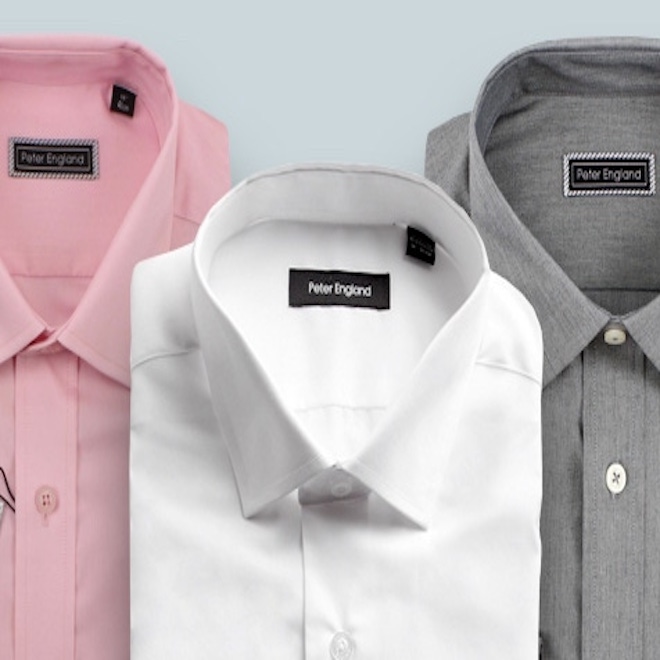 Buy Men Navy Slim Fit Formal Full Sleeves Formal Shirt Online - 692429 | Peter  England