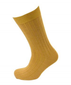 Viyella Mens Wool Short Ribbed Sock