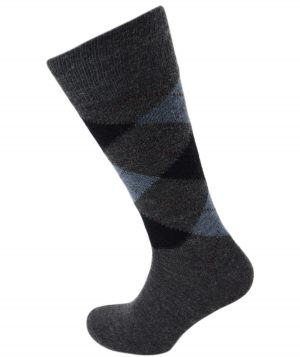 Viyella Made in England Mens Argyle Wool Half Hose Socks