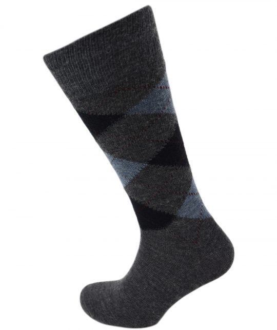 Viyella Made in England Mens Argyle Wool Half Hose Socks