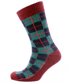 Viyella Made in England Club Check Wool Sock