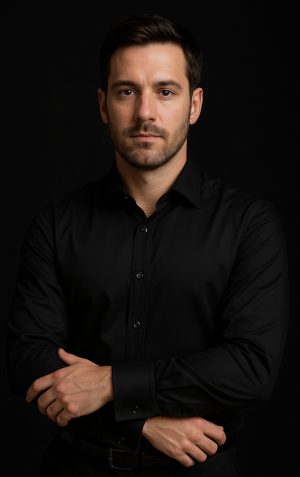 Peter England Mens Black Plain Shirt