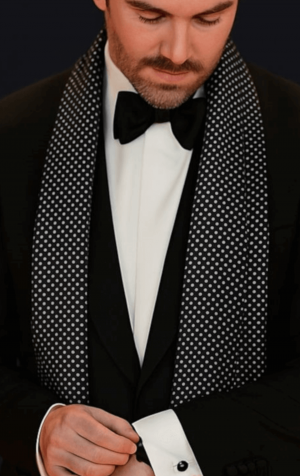 Tootal Polka Dot Silk Scarfs